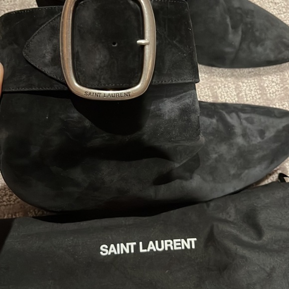 Saint Laurent Black Booties - Picture 6 of 7